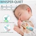 Electric Baby Nail Trimmer with 6 Grinding Heads and LED Light for Babies and Newborns. 