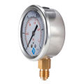 Low Pressure Pressure Gauge 0-1Bar 0- 15PSI 1/4 inch 68mm Dial. 