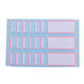 Self Adhesive Label 12Sheets Blank Sticker Note Bar Sticky Writable Name Sticker XINZE. 