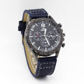 Foreign trade fashion simple men's watches, belt men's watches, casual business sports men's watches, student watches one piece dropshipping. 