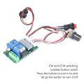 PWM DC Motor Speed Regulator 6~24V CW CCW Rotation Switch Controller Lockless Switch. 
