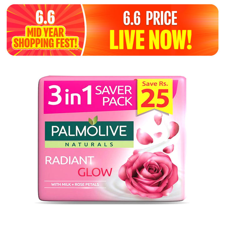 Palmolive Naturals Bar Soap Saver Pack 130gx3