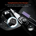 TaoTronics Bluetooth Car Kit, Bluetooth Receiver, Bluetooth 4.2, Hands-free Audio Adapter. 