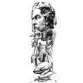 Tattoo Sticker Tattoo Sticker Environmental Protection Arm Men and Women Flower Arm New Large Waterproof Tattoo Sticker Tattoo Sticker Full Z1iR. 