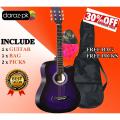 Guitar For Beginners with Accessories Exclusive Offer Free Bag and Picks. 