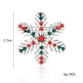 Christmas Series Creative Alloy Retro Rhinestone Beautiful Pin Brooch Clothing Accessories. 