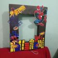 Paper Photo Frames Photo Booth on Spiderman theme also availabe in cars theme o0r miraculous ladybug themestyle Party Decorations birthday item birthday Supplies. 