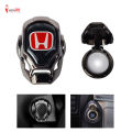 Honda Logo Engine Start Stop Switch Button Push Button Cover Carbon. 