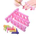 Soft Foam Sponge Toe Separator Finger Separator Nail Art Tools Feet Care Manicure Pedicure Flexible Gel Polish Coating, 2 Pieces Nail Polish Protectors for Nail Art/Painting Toes and Fingers Applicable Foam. 