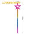 Realistic Dreamy Fairy Wand Magical Star Fairy Wands Festive Party Decor Props for Enchanting Celebrations 5pcs Set Fairy Wand with Sparkling Effect. 