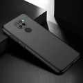 Xiaomi Redmi Note 9 Soft Silicon Matte Black Back Cover Case Airbag Antishock With Camera Protection Bump. 