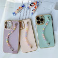DEL for Vivo Y85 V9 Back Cover with 3D Colorful Wristband Chain Fashion Bracelet Shiny Plating Phone Case Soft Silicone Protective Cover. 