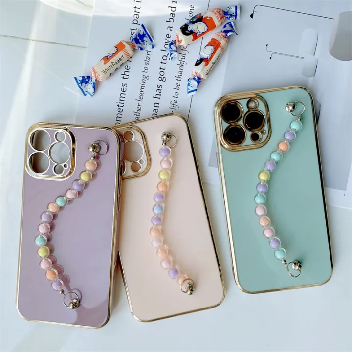 DEL%20for%20Vivo%20Y85%20V9%20Back%20Cover%20with%203D%20Colorful%20Wristband%20Chain%20Fashion%20Bracelet%20Shiny%20Plating%20Phone%20Case%20Soft%20Silicone%20Protective%20Cover%20-%20Image%206