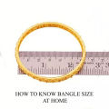 Pack of 12  Metal Bangles for Babies & Toddlers (Metallic Shine Bangle for Baby Girl). 