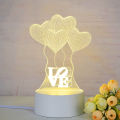 3D Illusion Lamp,3D Light Lamp,Night Lamp,Birthday Gifts,Valentines Day Gifts,Anniversary Gifts/3D Illusion Led Night Small Table Lamps Activity Gift. 