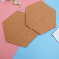 Cork Hexagon Board Decorative Strong Self-Adhesive Bulletin Board For Wall Home Office Decor School Supplies. 