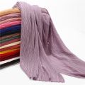 New Leaf Pleated Women Wrinkle bubble chiffon Hijab scarf shawls crinkle muslim Turban wraps pleat shawls long wrap scarves. 