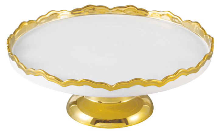 Royal%20Elegant%20Cake%20Platter%20Golden%20&%20Silver%20Best%20For%20Cake%20Presentation%20/%20Beautiful%20Footed%20Cake%20Dish%20With%20Edges%20-%20Image%202