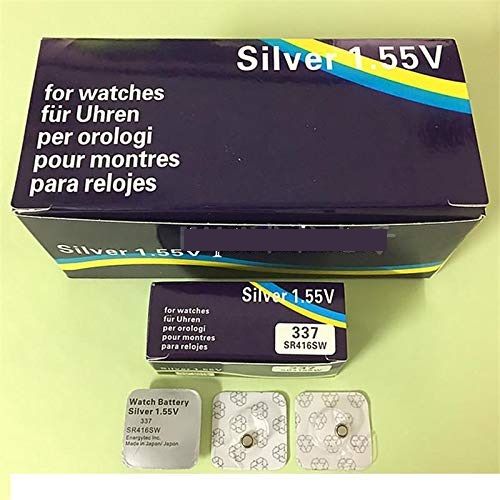 Sony Japan 337 (SR416SW) 1.55V Watch Battery (05 Batteries)