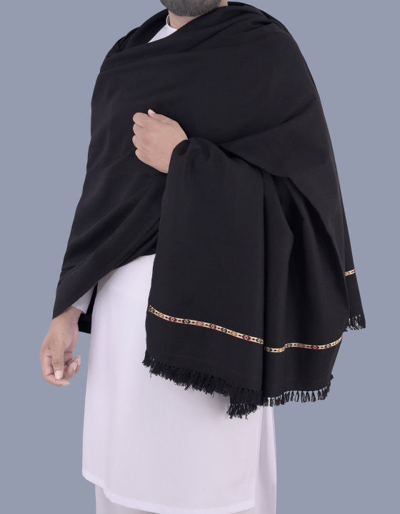 Men’s Winter Wool Shawl – Elegant and Classic Chadar, Offering Soft Warmth and Style, Perfect for Professional Wear, Family Gatherings, and Traditional Outfits.