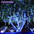 Led Outdoor Lights 8pcs Meteor Shower Rain Lights Stunning Outdoor Christmas Party Decorations for Southeast Asian Buyers Holiday Party Lights. 