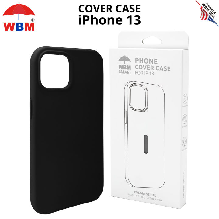 WBM Smart iPhone 13 Black Cover Case