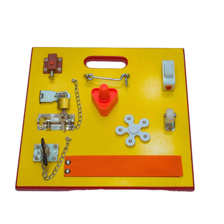 Montessori Busy Activity Early Learning Board Busy Board Sensory Montessori Board Preschool Children Learning Toys Baby Early Educational Toys Autism Preschool