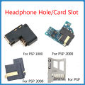 Headphone Jack For PSP 1000 2000 3000 Card Slot Headphone Port Motherboard Socket Memory Stick Card Slot Accessories Replacement. 
