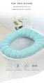 Bathroom Toilet Seat with Handle Closestool Washable Soft Winter Warmer Mat Pad Cushion O-shape Toilet seat Bidet Covers. 