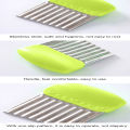 Wavy French Fries Cutter Stainless Steel / Potato Slicer / Vegetable Chopper / Veggie Slicer / Durable Kitchen Gadgets Cutter Art # SS-PS01. 