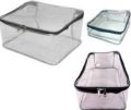 CUSTOMIZE Multi Purpose Cosmetic PVC Plastic Bag Organizer Storage Jewellery Vanity Box Makeup Kit (Transparent). 