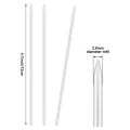 24 Pieces Carpenter Pencil Lead Refills Drawing Refill 2.8 mm White, Solid Mechanical Pencils Refill Replacement. 