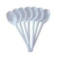 Plastic Spoons Disposable Transparent Pack of 50. 