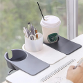 Drink Cup Holder Table Side Water Cup Shelf Office Desktop Computer Desk Fixed Cup Holder Desk Storage Clip Durable Easy Install Easy to Use. 