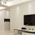 3D Foam Brick Wall Decoration Paper wall paper 27 inch width 30 inch height(1 sheet). 