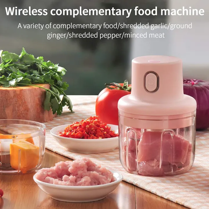 Wireless%20Food%20Chopper,Intelligent%20Electric%20Garlic%20Machine,USB%20Rechargeable%20Household%20Ginger%20Vegetable%20Crusher%20Cutter%20Food%20Mixer%20Processor%20-%20Image%203
