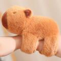 PinShang Capybara Plush Wrist Bracelet For Kids Snap Ring Capybara Cartoon Cute Plush Toy Christmas Gifts For Girls Boys. 