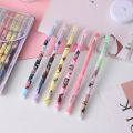 12Pcs/lot kpop idol BLACKPINK Cartoon Pen Blue Black Ink Magic Gel Pen. 