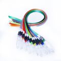 Pack of 100 (Pcs) Peach 220 Silky Neckband Lanyards – Purple, 47mm x 15mm, Clip Length 9mm, Clip Width 55mm – Durable and Lightweight ID Card Straps. 