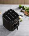 Silver Crest 10 Liter Air Fryer Instant Pot 10QT Air Fryer, 8-in-1 Functions with Even Crisp Technology that Crisps, Broils, Bakes, Roasts, Dehydrates, Reheats & Rotisseries, Includes over 100 In-App Recipes, Non-Stick Coating, Touchscreen, Cool Touch, |. 