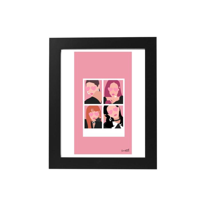 Blackpink Blink Kpop Posters Lisa, Jennie , Jisoo, Rose  Music Pop Culture Teenage Posters Vinyl Paper Quotes Vintage Music Enthusiasts Posters Home Room Art Painting Wall Poster