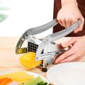Potato Chips Making Machine Stainless Steel French Fry Potato Cutter Slicer Chipper | Fries Cutter |  Potato Cutter Slicer Vegetables Cucumber Carrot Onion. 