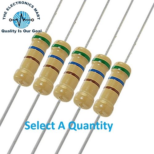 50,100,200,500,1000,PCS 56K Ohm 1/4 Watt 5% Carbon Film Resistor Through Hole In Pakistan