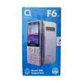Qmobile F6 - 4 Sims support - 100% Original Qmobile - PTA Approved - 2.4 Inch Display - 3000mAh Battery - King Talker - Smart camera -  1 Year brand warranty. 