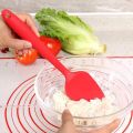 Basting Brush + Large Spatula Silicone Pastry Baking BBQ Sauce Marinade Meat Glazing Oil Brush Heat Resistant , Kitchen Cooking Baste Pastries Cakes Desserts, Dishwasher safe  (Brush + Spatula). 