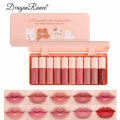 Dra-gon Ranee A Beautiful And Happy Time Sexy  10Pcs Pearl Light Lip Gloss Set in pakistan. 