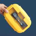 Lunch Box 3 Girds Portable Picnic Food Fruit Container Storage Lunch Box Travel Eco-Friendly School Office with Spoon Tableware 3 Compartments Bento Box. 