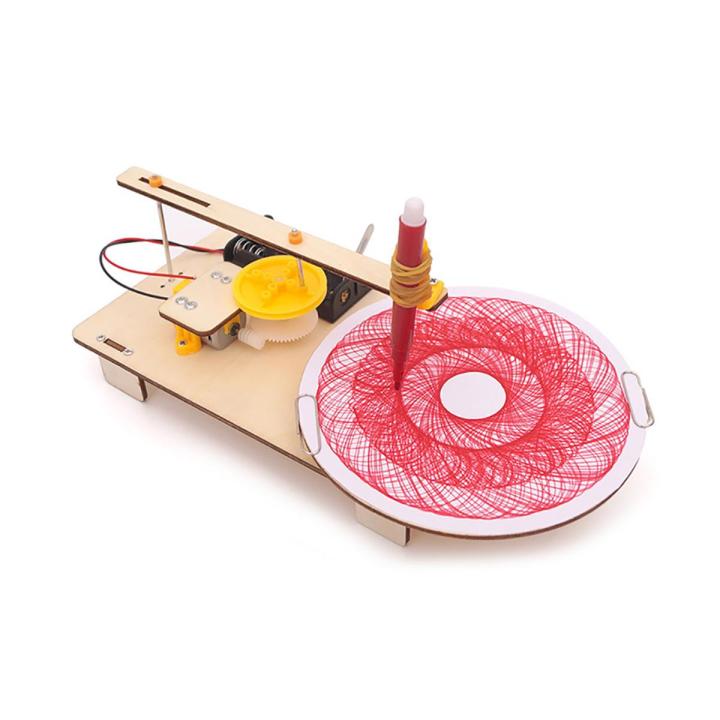 DIY Production Electric Plotter Kit Physical Experiment Educational Kid Toy Gift