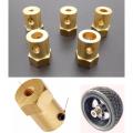 5mm Shaft Hexagon Motor Coupler Coupling DIY Brass. 