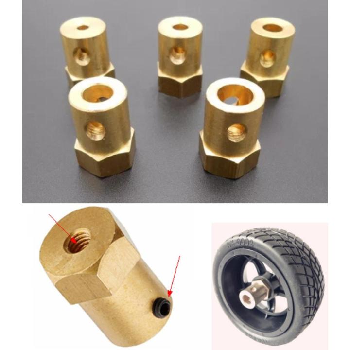 5mm%20Shaft%20Hexagon%20Motor%20Coupler%20Coupling%20DIY%20Brass%20-%20Image%202